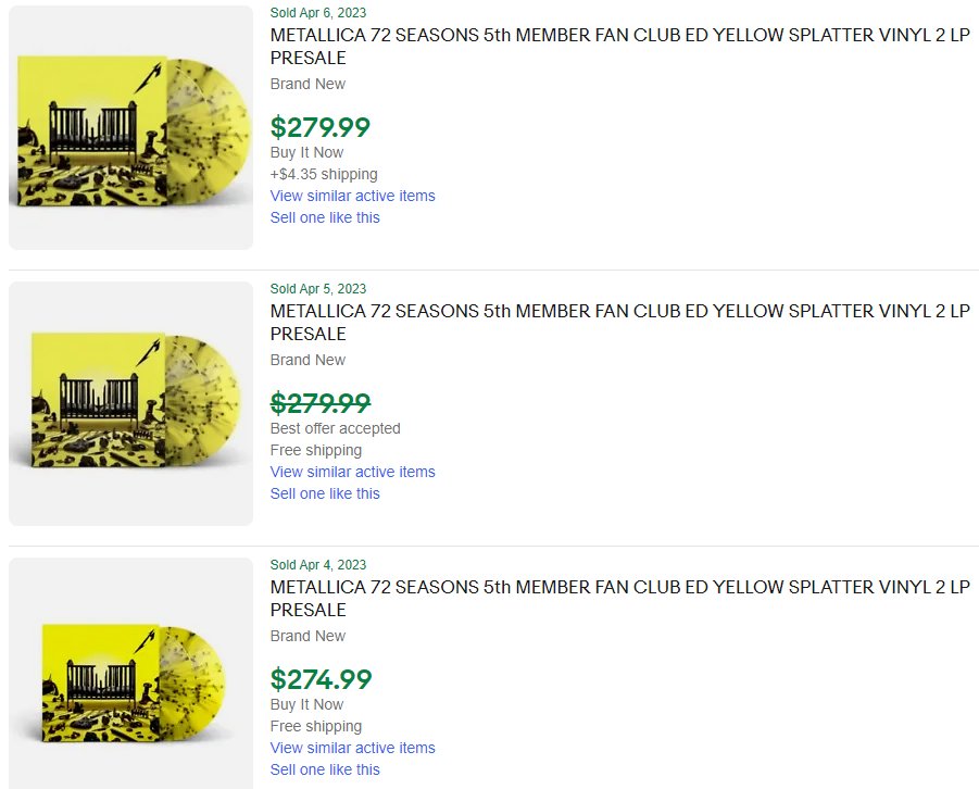 GFNF__'s tweet image. $50 Retail ✅
$275 Resell 🔥

Vinyl 👑