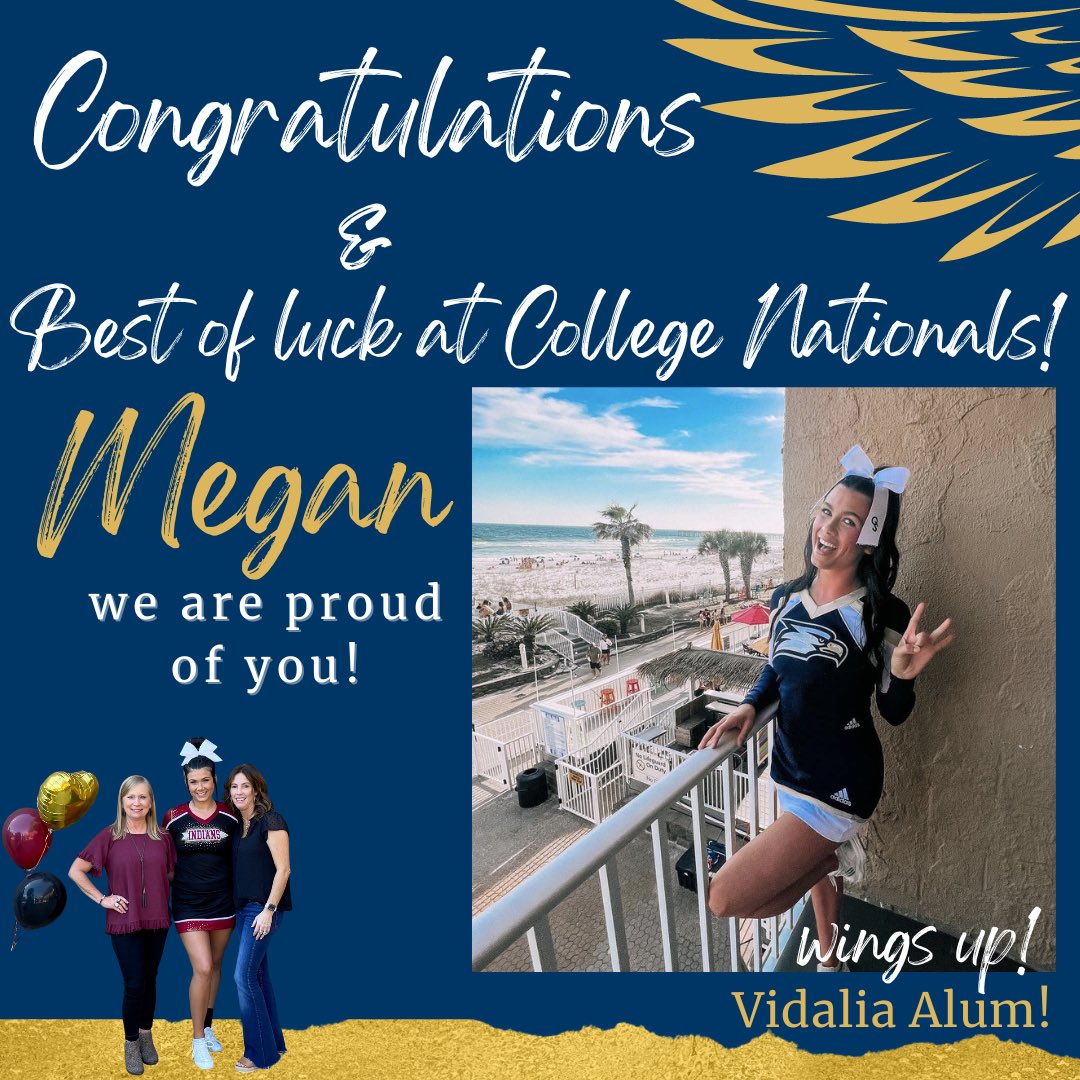 Let’s go Eagles - Get that 3-peat!! 🏆🦅
#indian2eagle #WingsUp 
<a href="/GaSouthernCheer/">GS Cheer</a> 
<a href="/MegMorris04/">Megan Morris</a>
