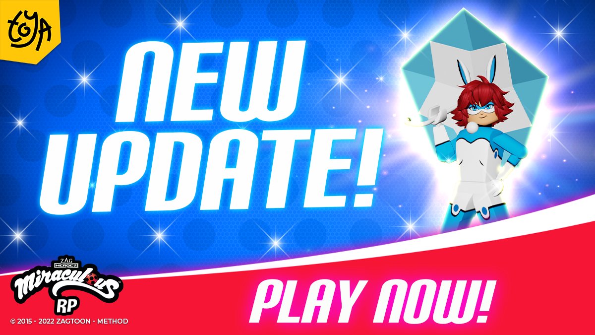 Toya Play on X: ✨ Miraculous WEEKLY UPDATE ✨ 🐞 Scarabella is now in game,  on the Quest Stand! 🐞 Cat Blanc is now in game! 🐞 Zag Stand changes every  Sunday!