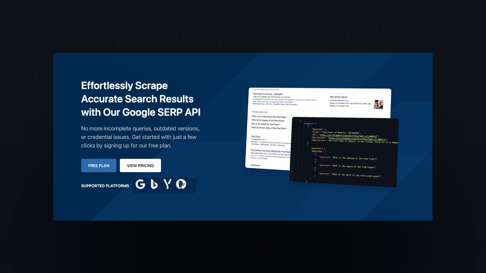 Google Organic Results API - SerpApi