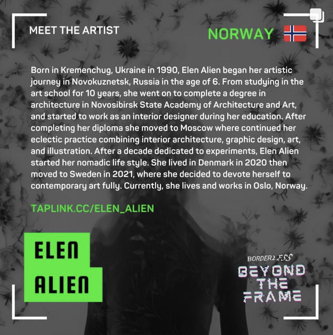 Hi there 👋 
I'm thrilled to announce that my genesis "Dissolving Self" will be displayed in a group exhibition at <a href="/versegalleryNFT/">Verse</a> 
You can visit the exhibition in Oslo, Singapore and online from April 15 to April 18 🖤