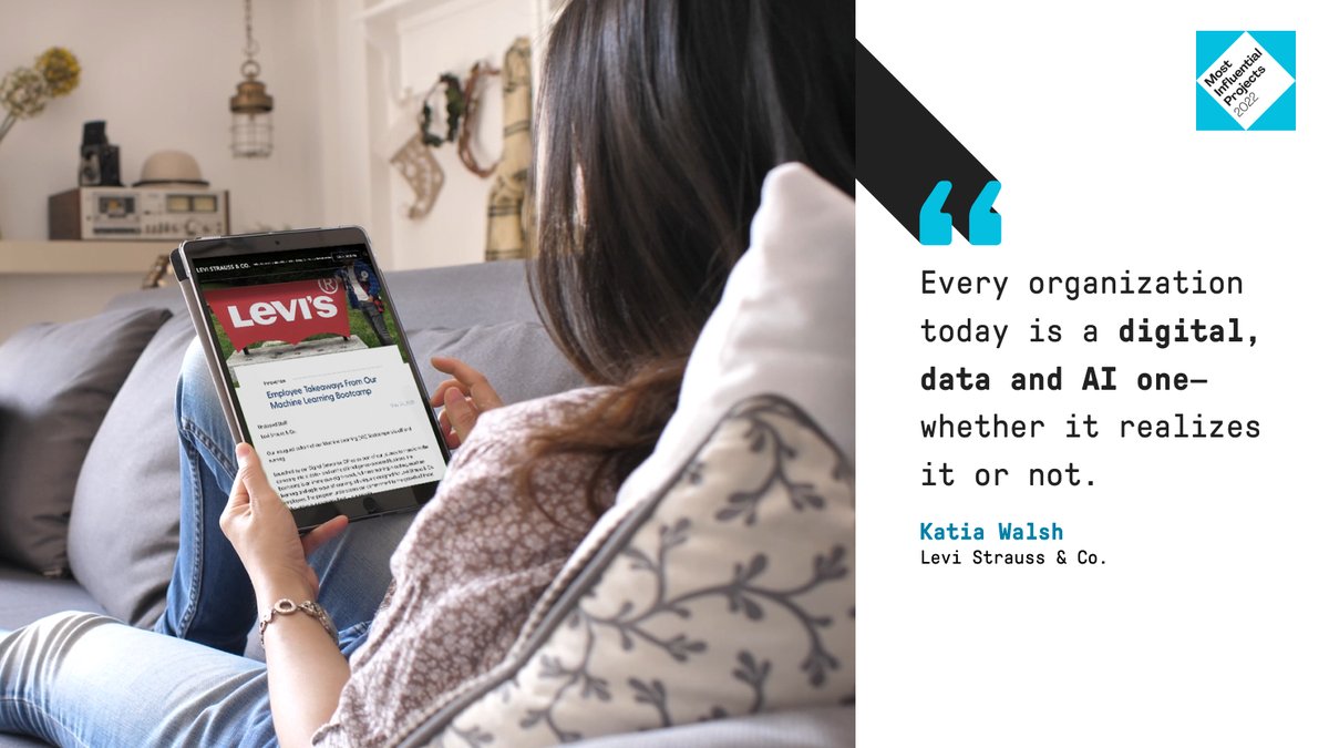 PMInstitute's tweet image. How’s this for a fashion-forward move? @LeviStraussCo partnered with @launchpad_ai on a training program to encourage employees—regardless of title, background, or skill level—to adopt a digital-first mindset: bit.ly/3U7ErOA #FutureOfWork #SkillDevelopment #upskill