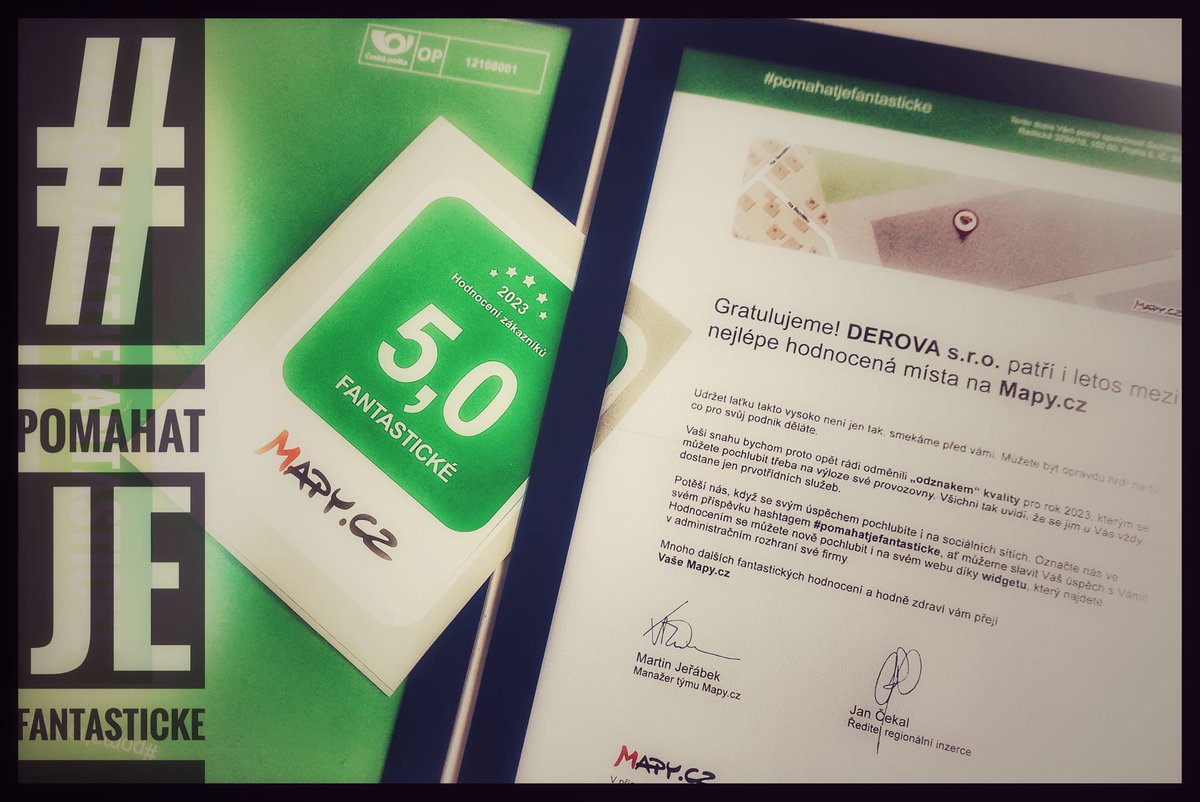 DEROVA4's tweet image. Děkujeme!⭐️⭐️⭐️⭐️⭐️
#pomahatjefantasticke