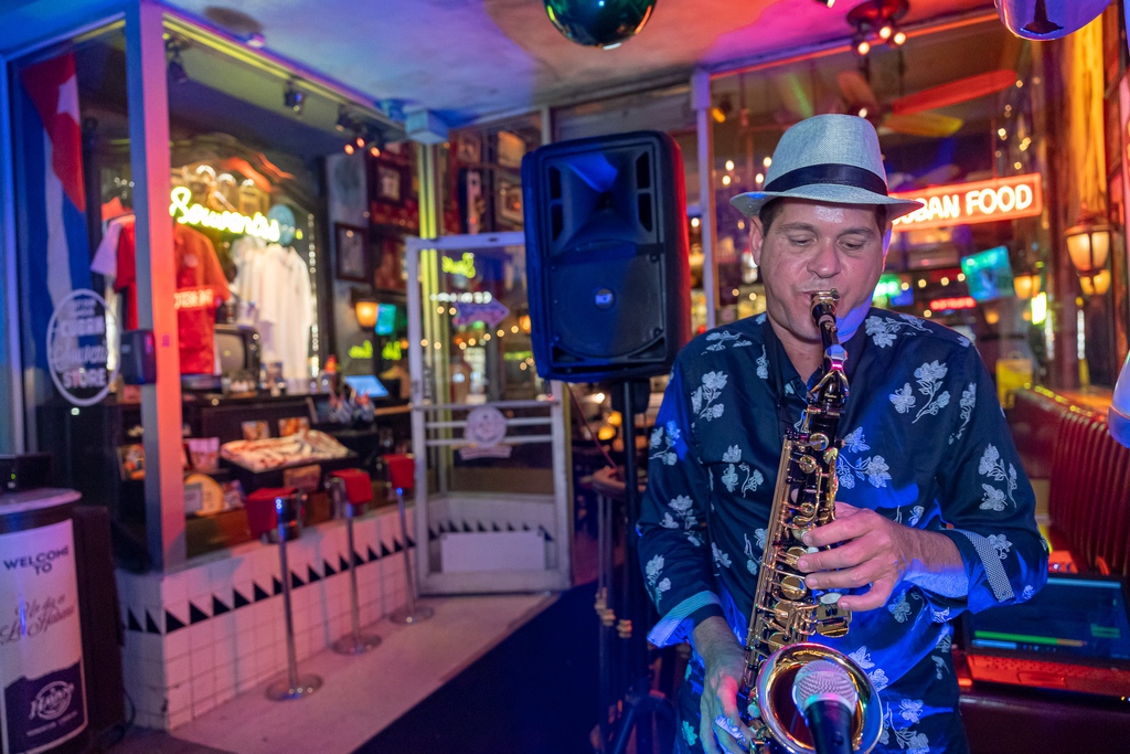 Treat yourself, friends, and family to a unique experience, and enjoy our live Saxo  Player, every Thursday Night at Havana 1957 Lincoln Road!! 🎷🎶 #Havana1957 #LincolnRoad #LiveMusic
