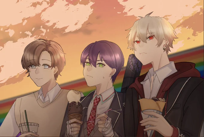 講座見る前の背景見せちゃうけどほんと知らないで描くって怖い雲が唐揚げだよ 
