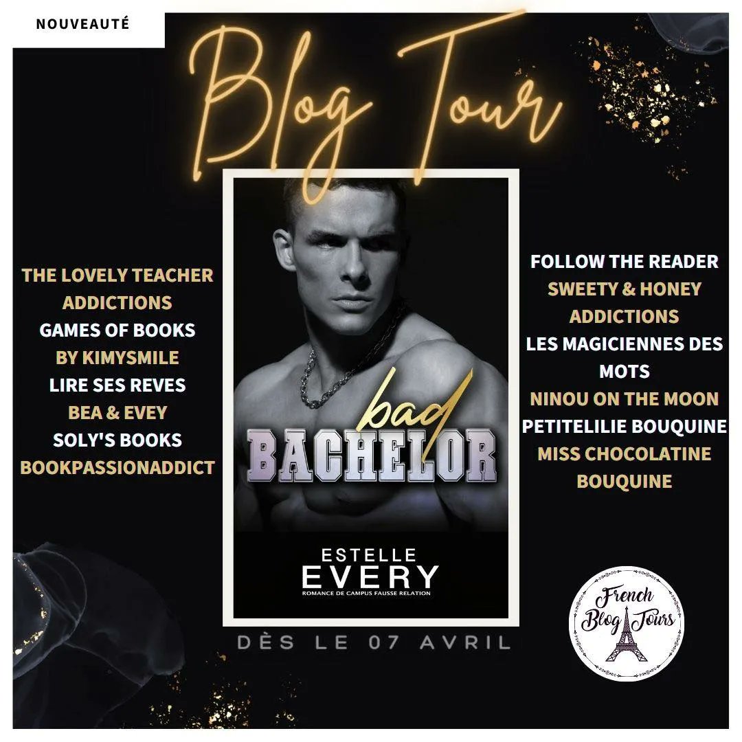 TheLovelyTeach's tweet photo. #FrenchBlogTour @EstelleEvery est de retour avec une nouvelle saga. Les French Blog Tours vous feront découvrir dès demain Bad Bachelor.
Ebook: https://t.co/J7z8LFTpMB
Broché: https://t.co/eh0Rdz7Z1I https://t.co/DF1GjGqNX1