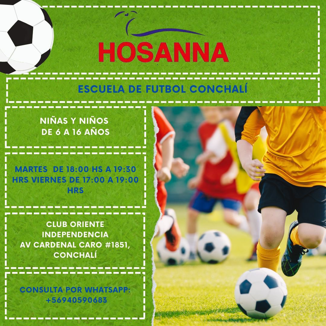 Pamela_DL's tweet photo. 📣 Cabr@s les tengo el tremendo dato !!
Este 25 de abril comienza la escuela de Fútbol #Hosanna 
Les dejo la info y el perfil de Instagram para que puedan ayudar a compartir 🙏🏼

https://t.co/CzNfolgBb4 https://t.co/zn18hA8uWb