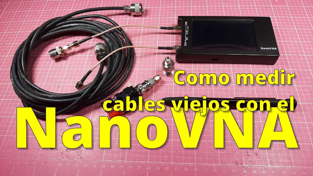 ea3grn's tweet photo. https://t.co/qCxk5kHxaA Como medir cables coaxiales viejos con el nanoVNA. Como reciclar y aprovechar el material o como saber si el rollo comprado en el mercadillo vale la pena. #rg58 #rg213 #nanoVNA #nanovnah4 #radioaficionados #hamradio #diyelectronics https://t.co/234b9BYDRT