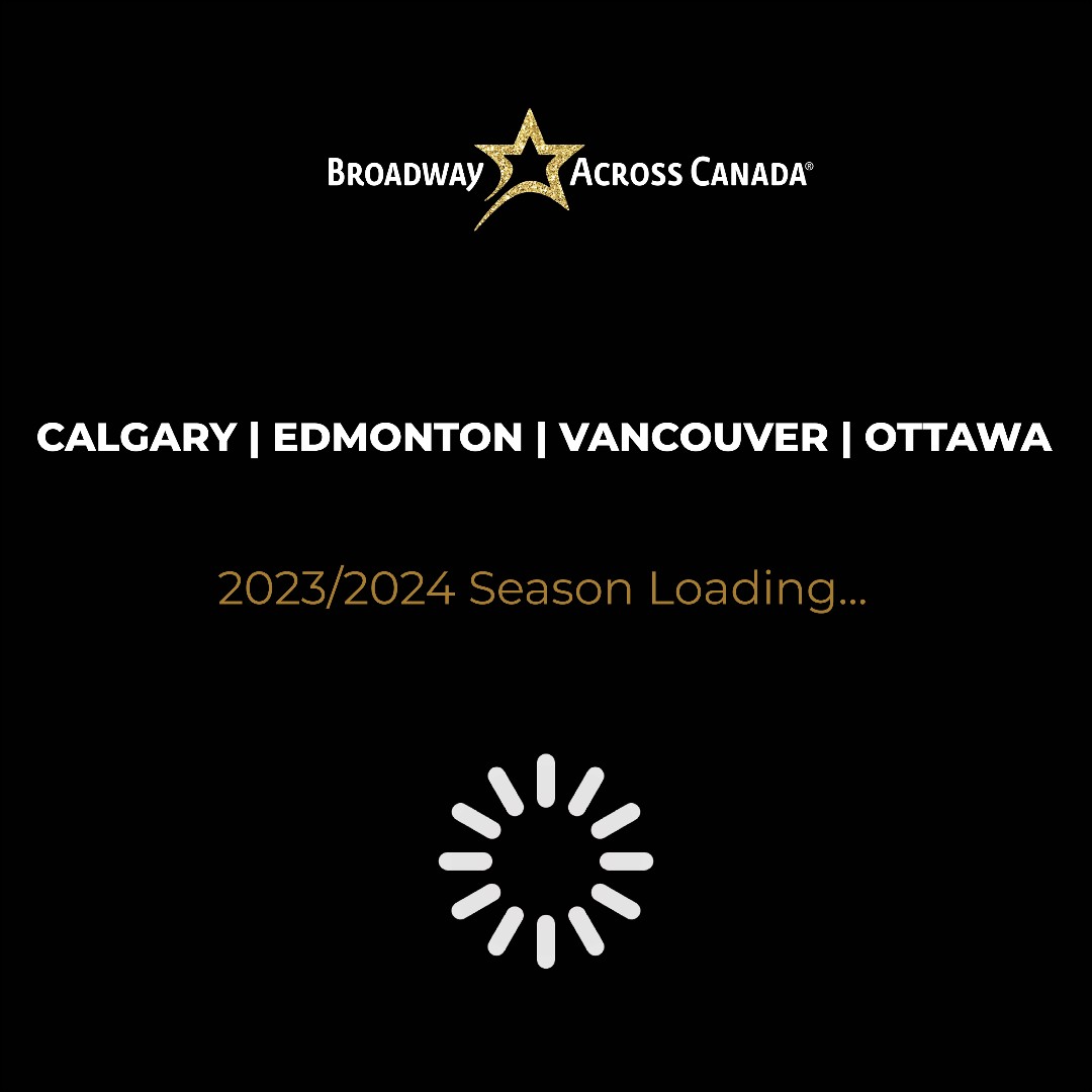 BACTouring's tweet photo. New Season announcements loading…Keep an eye out for our Calgary, Edmonton, Ottawa and Vancouver 2023/2024 lineups all coming at you in the next few weeks!  

Calgary and Edmonton will announce on April 17.  Vancouver will announce on April 24.  Ottawa will announce on May 29. https://t.co/r5G6NOk7Xr