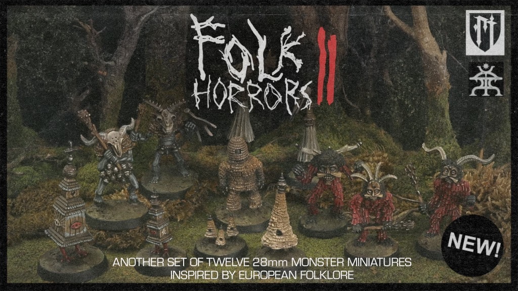 ontabletop's tweet photo. Get a look at the twisted creations of Ana Polanšćak as #MeridianMiniatures has brought a whole bunch of new Folk Horrors to the tabletop for use in your Fantasy and Pulp wargames https://t.co/yZkIj6Kv5K https://t.co/B3qw9VFDvk