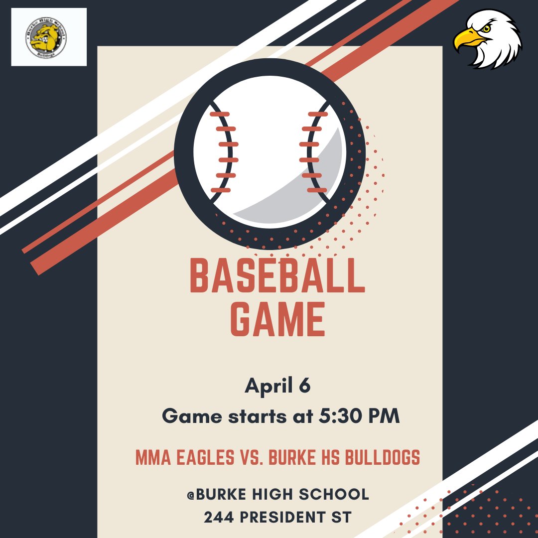 MilitaryMagnetE's tweet photo. Baseball today (4/6)! MMA Eagles vs. Burke High School Bulldogs. Let's Go Eagles! #LeadCCSD #MMAUniverse #EaglePride #GoMMAEagles https://t.co/zaxMqCOGjc