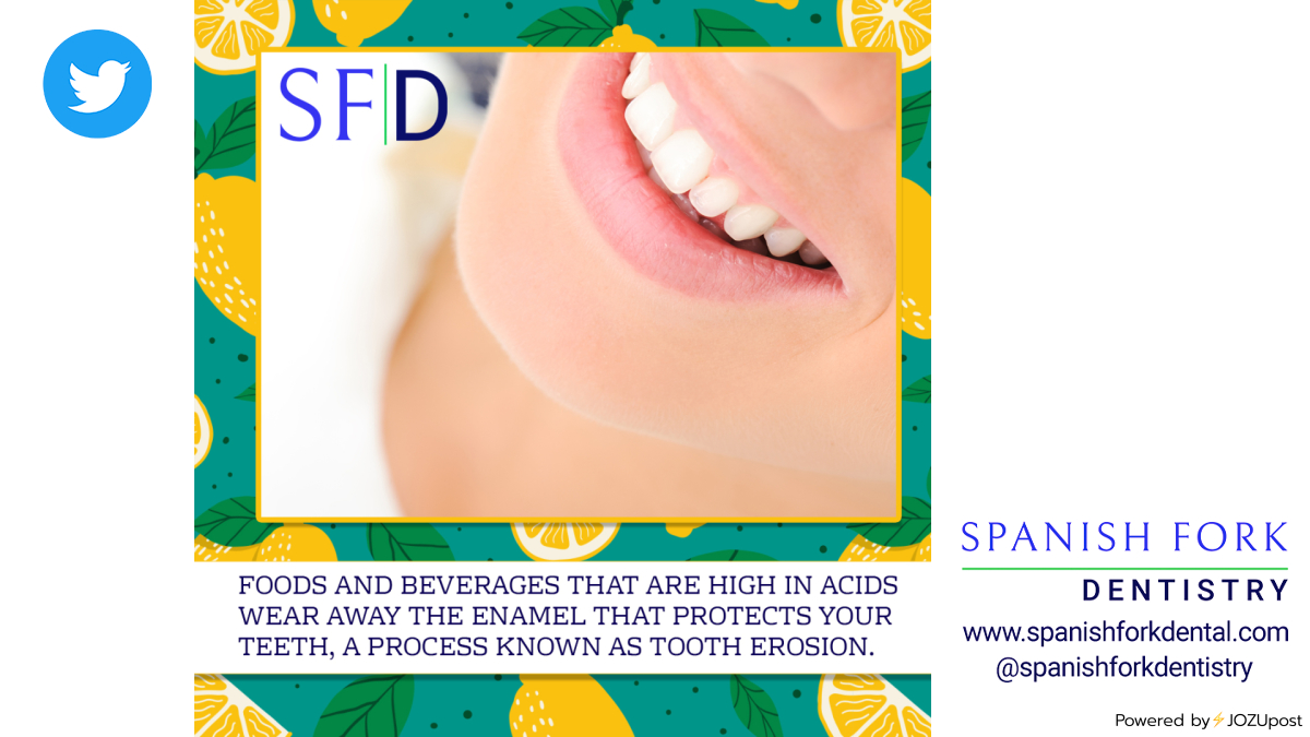 SpanishForkDent's tweet image. To protect your tooth enamel and maintain optimal dental health, you must be mindful of your diet and limit your consumption of acidic foods and drinks.

#EnamelProtection #SpanishForkDentist #DesignsByCAS
jozu.me/29a