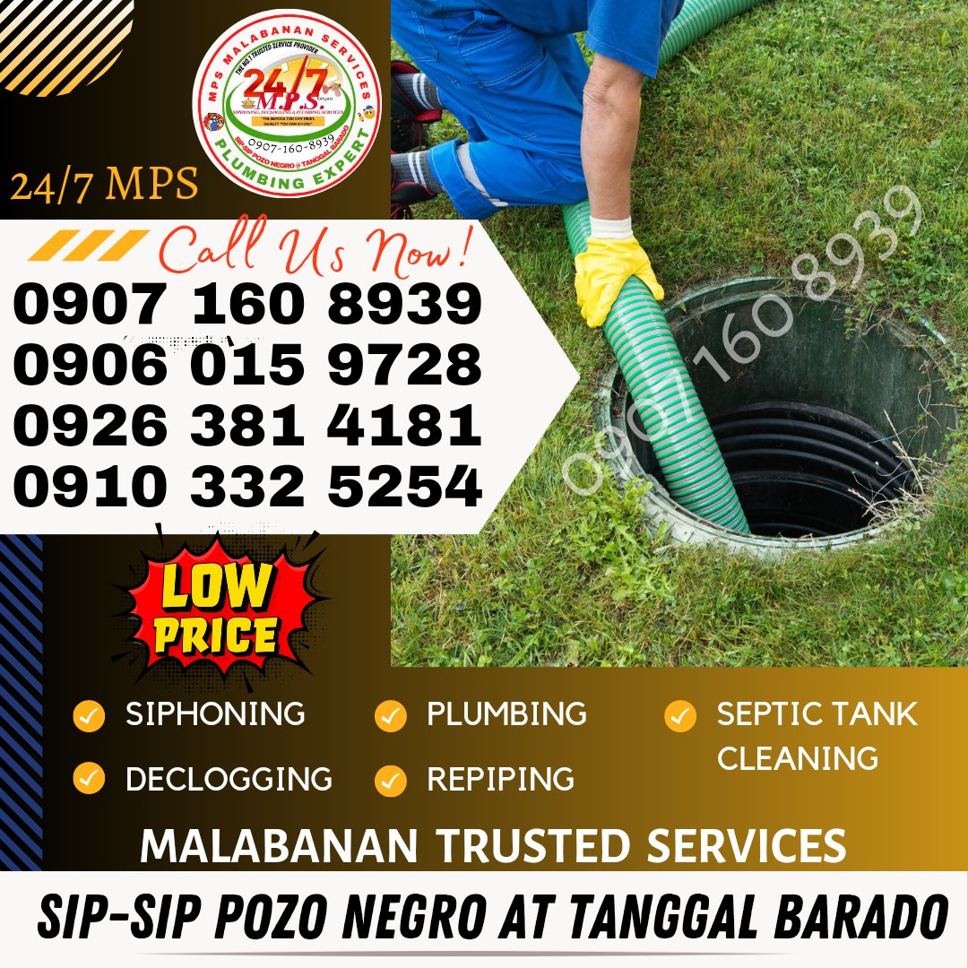 MalabananMps's tweet image. #Siphoning 
#Declogging 
#Malabanan 
#MalabananServices 
#MalabananTanggalBaraCR 
#MalabananSipsipPozoNegro 
#MalabananSiphoningDeclogging
Tawag na po kayo☺️❗️
0907-160-8939 📞
0906-015-9728 📞