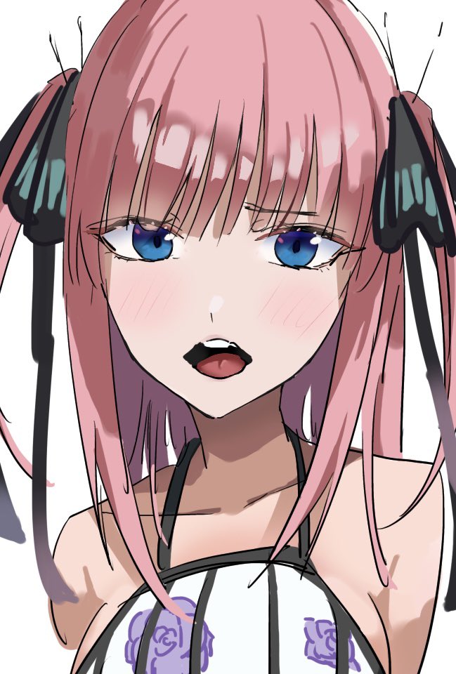 酸味さんがTwitterに投稿した中野二乃(五等分の花嫁)のイラスト。