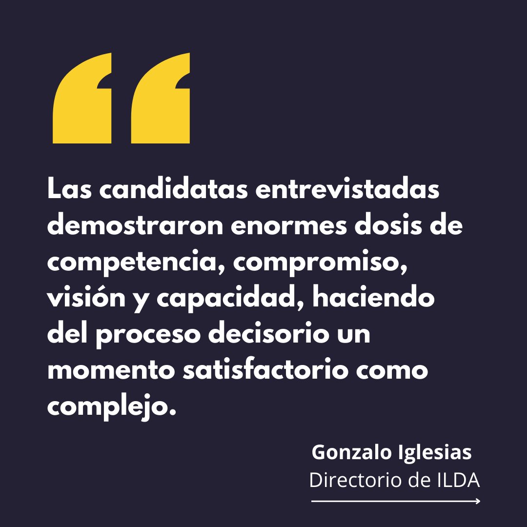 ildalatam's tweet photo. #Novedades

Después de un cuidado proceso de selección, @gonzaloiglesias nos cuenta más sobre esta renovación, y nos presenta a la nueva Directora de ILDA

🔗https://t.co/LhTK4ZtkOn

¡Bienvenida @glouch_g!
A partir del próximo 14 de abril como nueva Directora Ejecutiva de ILDA https://t.co/lkCgpL3Msb