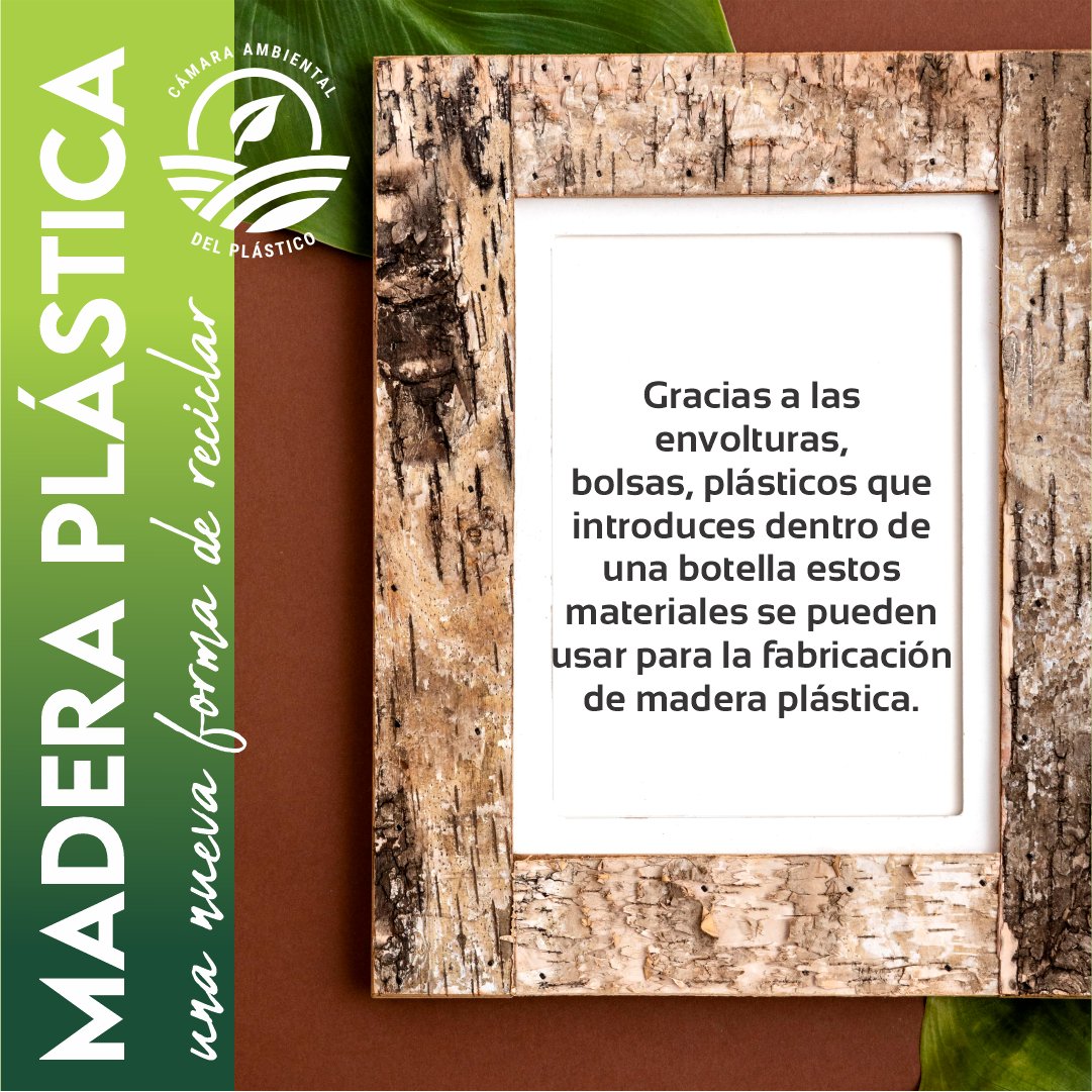 En Bogotá desde hace tres años se puso en marcha la iniciativa de crear madera plástica a partir de plástico reciclado, en la Cámara ambiental del plástico apoyamos esta grandiosa iniciativa que le da una segunda oportunidad a los plásticos de un solo uso♻️😉