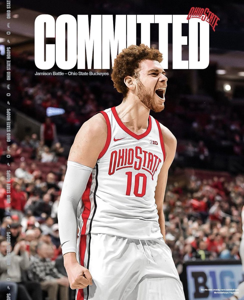 BarstoolOSU's tweet photo. BOOM‼️‼️Minnesota Transfer Jamison Battle has committed to Ohio State! @ChrisHoltmann @JakeDiebler https://t.co/4jl5UUcMll