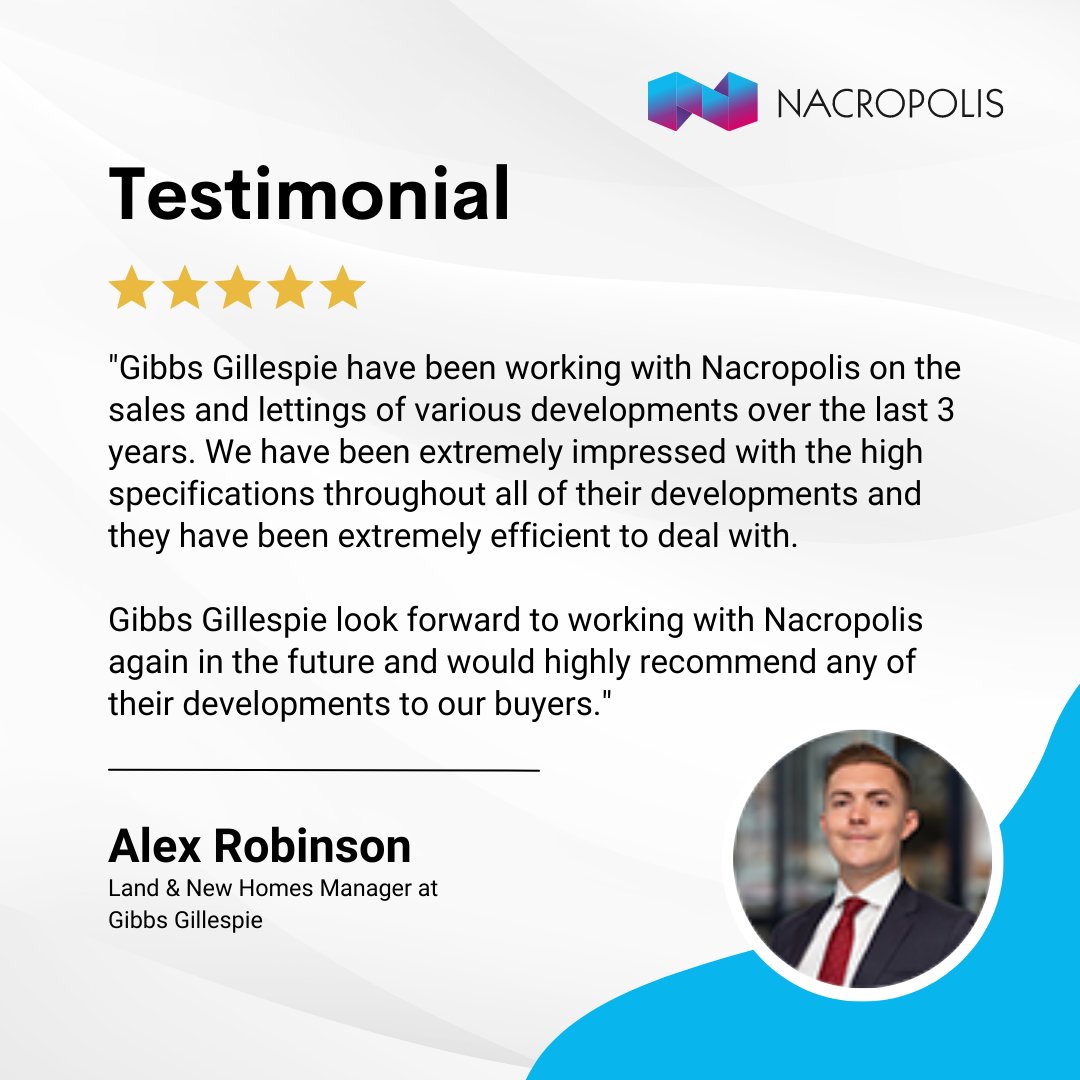 NacropolisGroup's tweet photo. Thank you Alex for this fantastic feedback, we look forward to working with you again in the future! ✨

Find out more about us and our current projects here: https://t.co/f2s94pf1uo

#propertydeveloper #newhomes #construction https://t.co/wEOOcSxudI