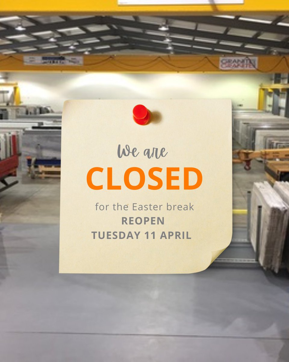 Our showroom is closed over the Easter break.  We reopen on Tuesday 11 April.  Have a great  Easter. 🐣