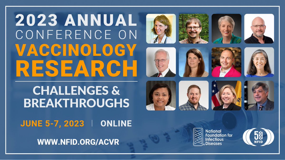 NFID (@nfidvaccines) on Twitter photo Register for #NFID 2023 Annual Conference on Vaccinology Research (June 5-7) to hear from key experts, including <a href="/florian_krammer/">Florian Krammer</a> <a href="/kathleen_neuzil/">Kathleen Neuzil</a> <a href="/DrJulieMorita/">Julie Morita</a> <a href="/AngelaBrancheMD/">Angela Branche, MD | Infectious Diseases at URMC</a> <a href="/hlmoline/">Heidi Moline, MD, MPH</a> and more!
Details at: nfid.org/acvr #ACVR Register for #NFID 2023 Annual Conference on Vaccinology Research (June 5-7) to hear from key experts, including <a href="/florian_krammer/">Florian Krammer</a> <a href="/kathleen_neuzil/">Kathleen Neuzil</a> <a href="/DrJulieMorita/">Julie Morita</a> <a href="/AngelaBrancheMD/">Angela Branche, MD | Infectious Diseases at URMC</a> <a href="/hlmoline/">Heidi Moline, MD, MPH</a> and more!
Details at: nfid.org/acvr #ACVR