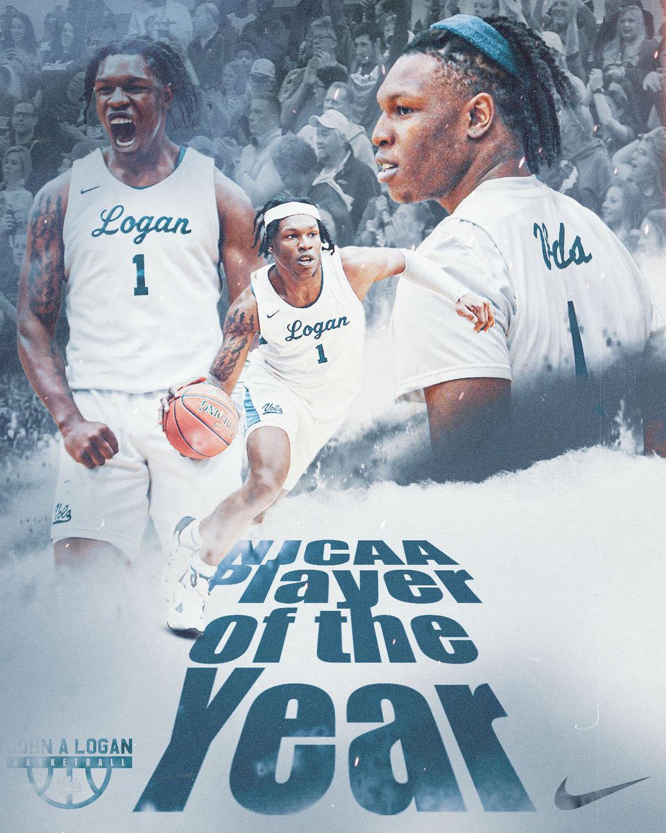 Congrats to Logan Vol Curt Lewis for being named the NJCAA Player of the Year. Lewis becomes the third player from Logan in the last four years to earn this award (Sean East ‘21-22 and Jay Scrubb ‘19-20). 

For full release, follow link below: 

#TheLoganWay🔵⚪️