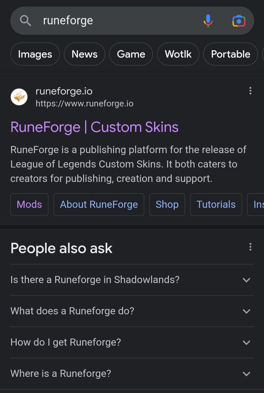 RuneForge  Custom Skins