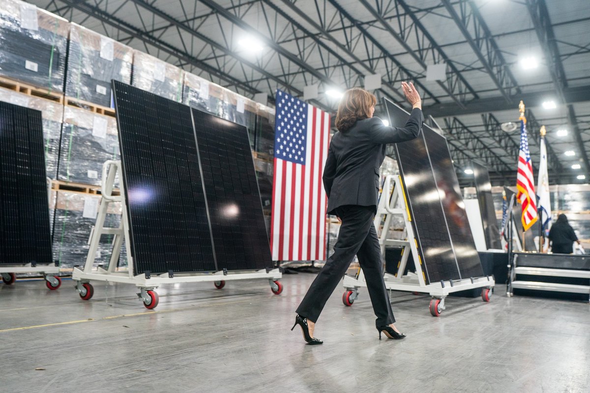 Under our Administration, America is producing more solar energy than ever before.
 
That means cleaner air, lower utility bills, and good-paying clean energy jobs.