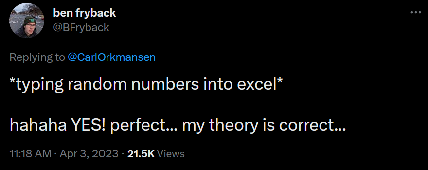InsecureAnalyst's tweet image. VCs underwriting a 50% IRR on their 10 minute grocery delivery startup
