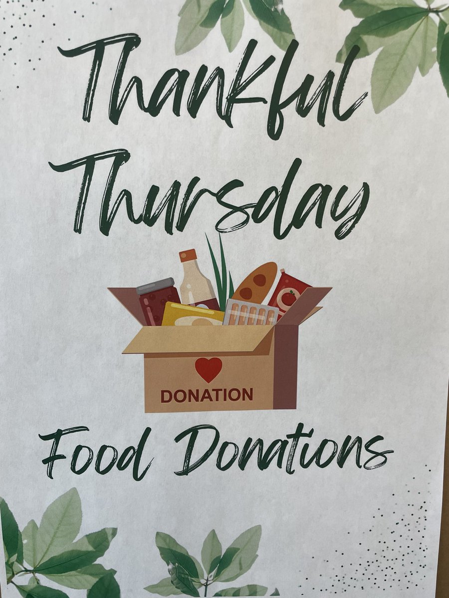 D63_FirstSteps's tweet photo. It’s Thankful Thursday at the ELC and we are so thankful for all the families who donated canned and dry foods! 💫 We can wait to send it to the Marketplace @FRCD63 to be distributed to families in the community. 💚💙🤍 #WOYC23 #thankful #63success #ecewins @EastMaine63 @NAEYC https://t.co/AcNDyqlRut