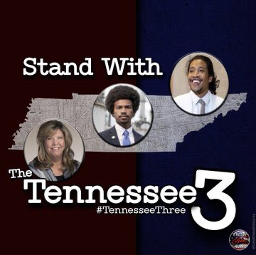 Bvweir's tweet photo. @letat_lechat @cwebbonline TODAY will forever be known as 
#TheDayDemocracyDied 
in the
         #StateOfTennessee 

I’m so glad my family (part of them) got out of #Tennessee 
when they did 

I’ll not be going back as long as their government embraces fascism

#IStandWithTheTennessee3 
#TheTennesseeThree https://t.co/bIJeQ2V5MT