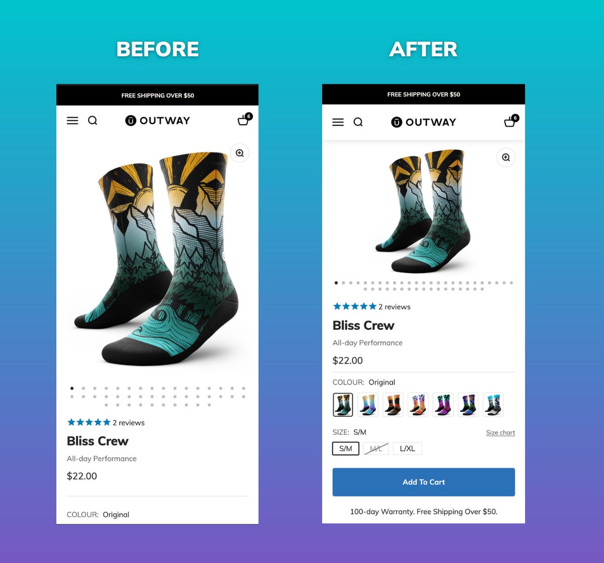 tayfrays's tweet image. Did some custom CRO to our product pages so everything important loads within the fold. Excited to see the conversion rate 📈📈📈