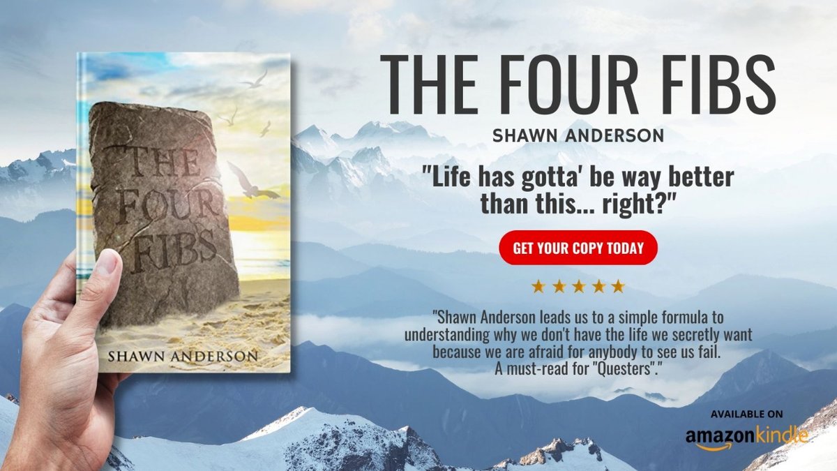 May YOUR life be rich with awesome moments, amazing adventures and inspiring people.
Reading 'The Four Fibs' might help you find more of each.

Get your copy today! amazon.com/Four-Fibs-Shaw…