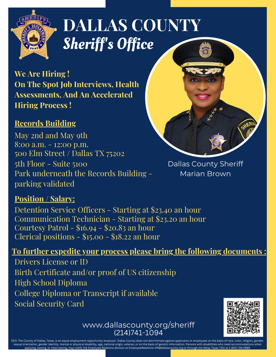 On the spot job interviews! Don't miss your chance for a new career! Come see us!
