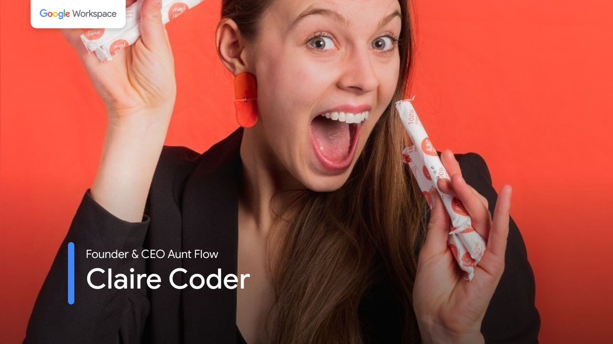 For #womenshistorymonth and beyond, CEO &amp; Founder of <a href="/GoAuntFlow/">Aunt Flow</a>, <a href="/ClaireCoder/">Claire Coder🔴</a> is focused on embracing equality by ensuring that their verbiage is clear (“period products”, not “feminine hygiene products”) and inclusive. Want to advocate with her 👉 goo.gle/3Uji7Sf