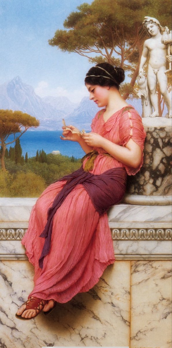 #ArtForFriday
John William Godward
Le Billet Doux
1913
Collection of 
Edward B. Frankel M.D
USA
@LuciaTassan @GiuseppeTurrisi @redne2013 @Rebeka80721106 @culture_more @angelicadisogno 
@LuisaM56_ @ritamay1