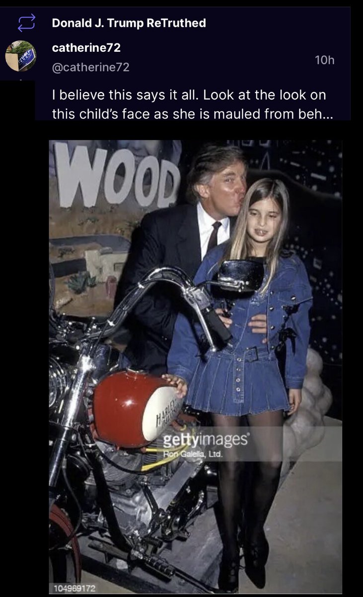 NotHoodlum's tweet image. He actually just reposted this on TrumpSocial™️.