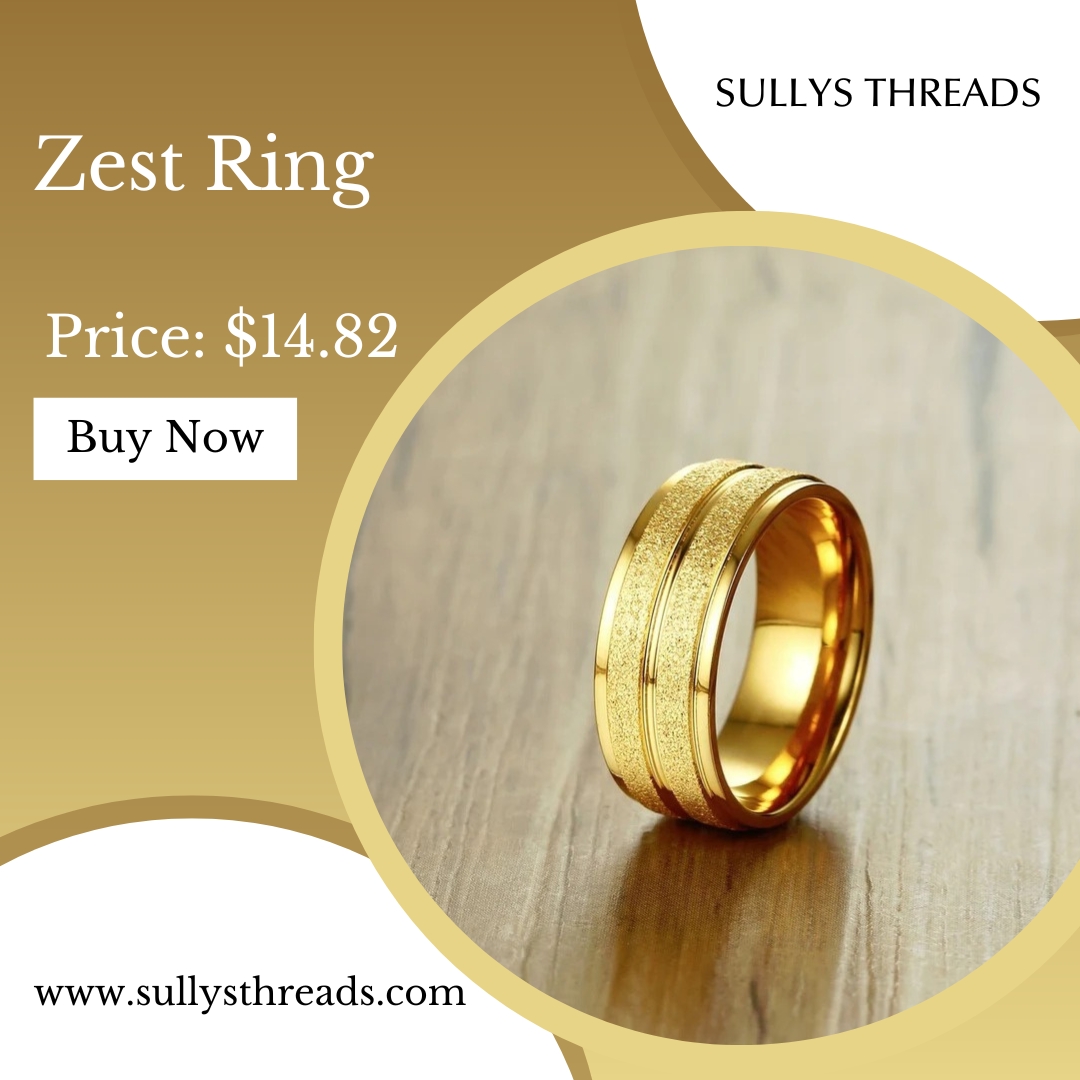 Zest Ring...
Visit: sullysthreads.com/products/zest-…
#casualwear #menscollection #womenscollection #blankets #bracelet #casualshoes #cloths #eyewear #sunglasses #bodysuits #casualjoggers #sullysthreads #ThinkUnitedServisces