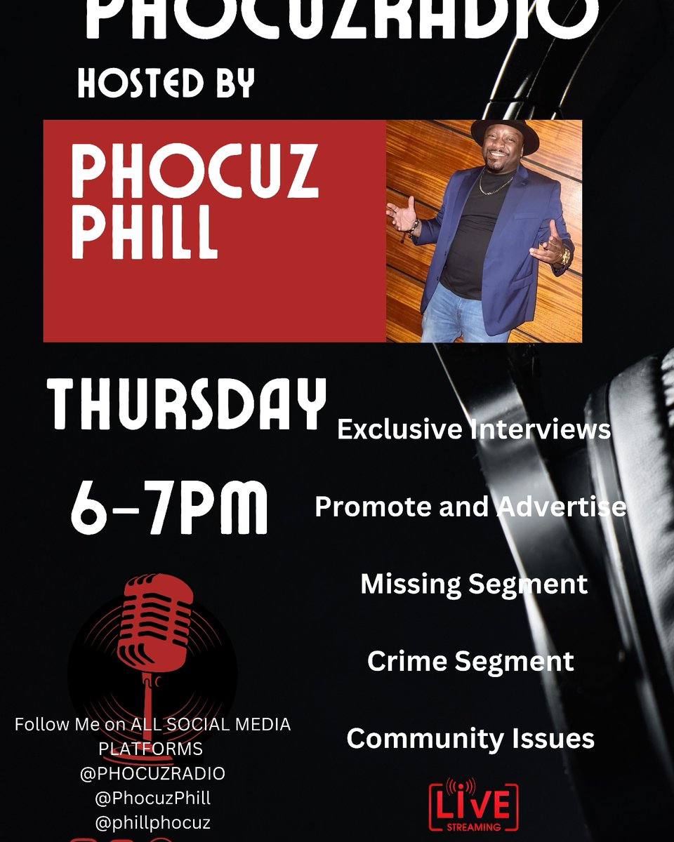 We On <a href="/6pm/">Follow us @Shop6pm!</a> Today !!
#phocuzradio