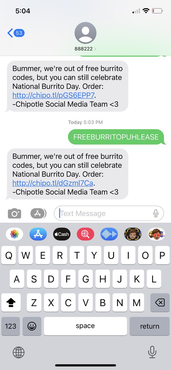 poeticluv's tweet photo. @ChipotleTweets this is depressing . https://t.co/gFTsWRTDWd