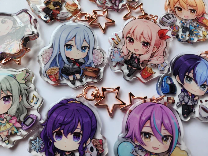 my proseka charms came  