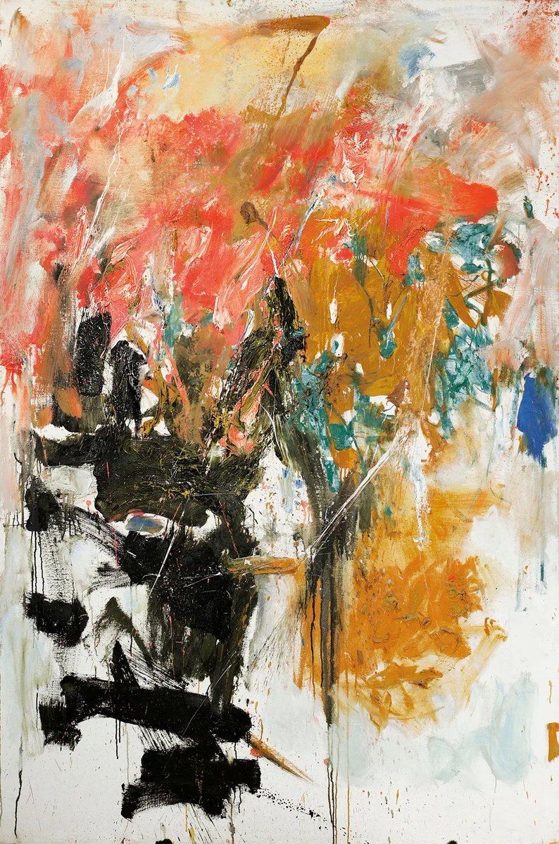 @philbak1 Found out about @MasterworksIO in 2020 from an ad read on a @barstoolsports podcast. Bought shares of a painting ('Rhubarb' by Joan Mitchell, 1962) because I genuinely like it and forgot about it. Woke up one day in 2022 with a direct deposit and a 35% return. Thank you @erika_.