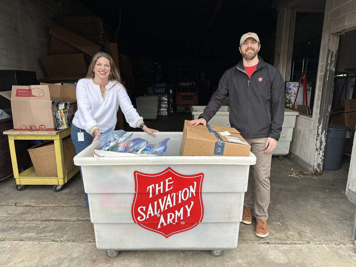 SalArmyCAAC's tweet photo. Thank you to @AMYMEINS and @Colliers_AR for their donation of hygeine packs for those affected by the storms! We are very grateful for this partnership. #DoingTheMostGood https://t.co/q4ZNV3rn5T