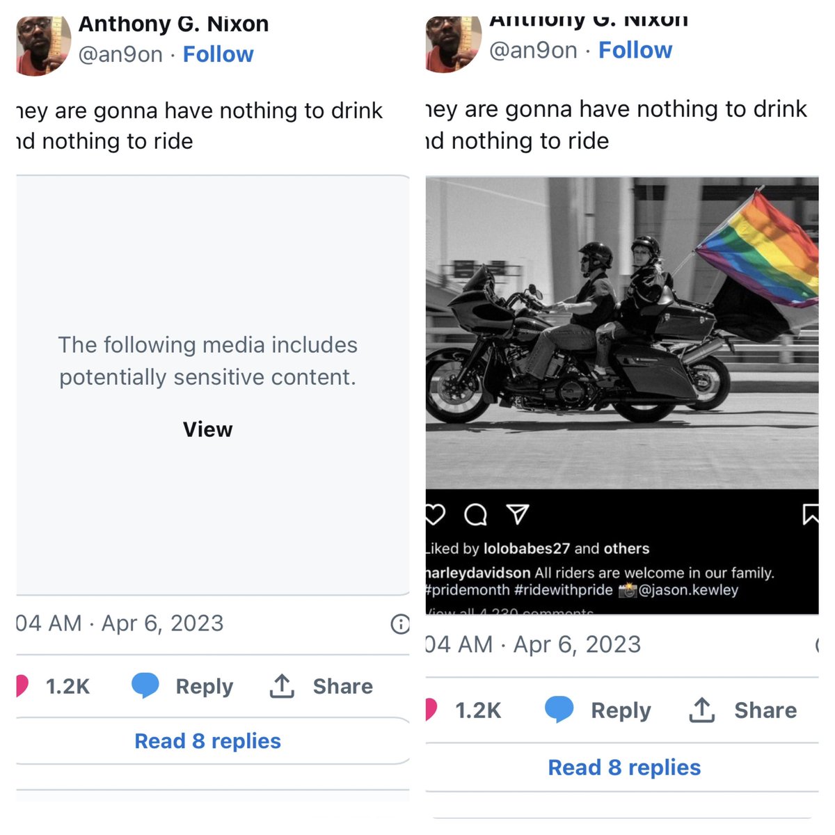 Wait, so <a href="/elonmusk/">Elon Musk</a> and <a href="/twitter/">Twitter</a> are claiming THIS is “potentially sensitive” content? To WHO? #bigots? Oh yeah, that’s who. #fakenews #elonsucks