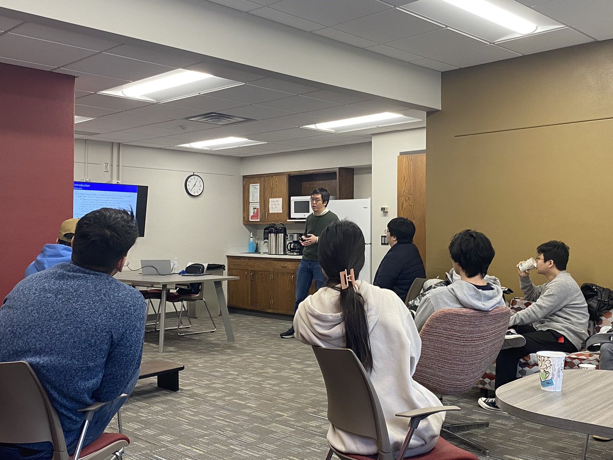 Another successful Economics Graduate Student Association (EGSA) BrownBag student seminar is in the books. A huge thanks to <a href="/ISUEconomics/">ISU Economics</a> for generously supporting all our activities! <a href="/JLRosenbloom/">Joshua Rosenbloom</a> <a href="/IowaStateU/">Iowa State University</a> #Cyclones