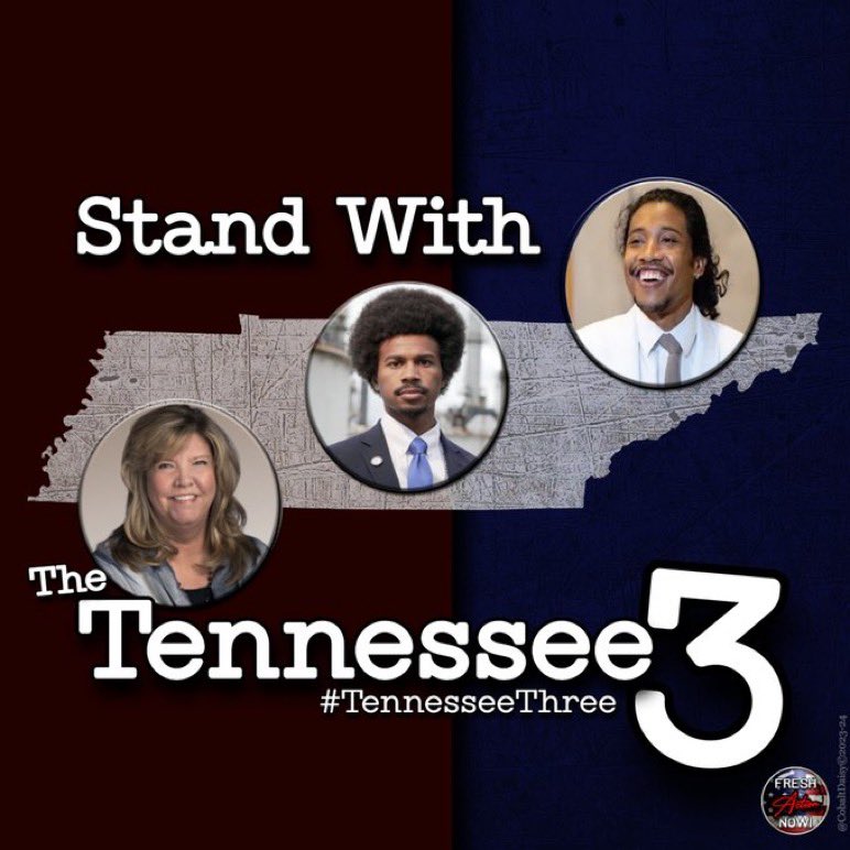 If you stand with The Tennessee 3 ...drop 💙 RT and follow each other... Democracy is under fire 🔥 💙💙💙💙💙💙💙💙💙💙