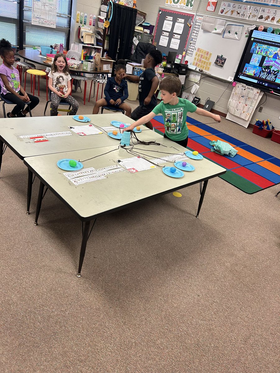 MrsSmithKinders's tweet photo. Celebrated the day before Spring Break with lots of fun and sugar! Our kids loved Egg Roulette
@BunnElementary https://t.co/P3zS1oFDY8