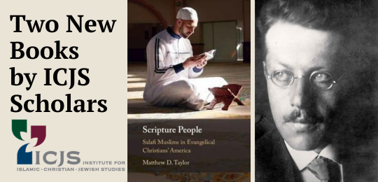 ICJSBaltimore's tweet photo. ICJS scholars @TaylorMatthewD and @sax_benjamin have new books coming! Matt’s book, "Scripture People: #Salafi #Muslims in #Evangelical Christians’ America," will be published by @CambridgeUP in August. Ben’s book, "Winged Words: Benjamin, #Rosenzweig, and the Life of Quotation," will be published by @BrillPublishing in September. Read more: https://t.co/Z7rAwj3E2N
