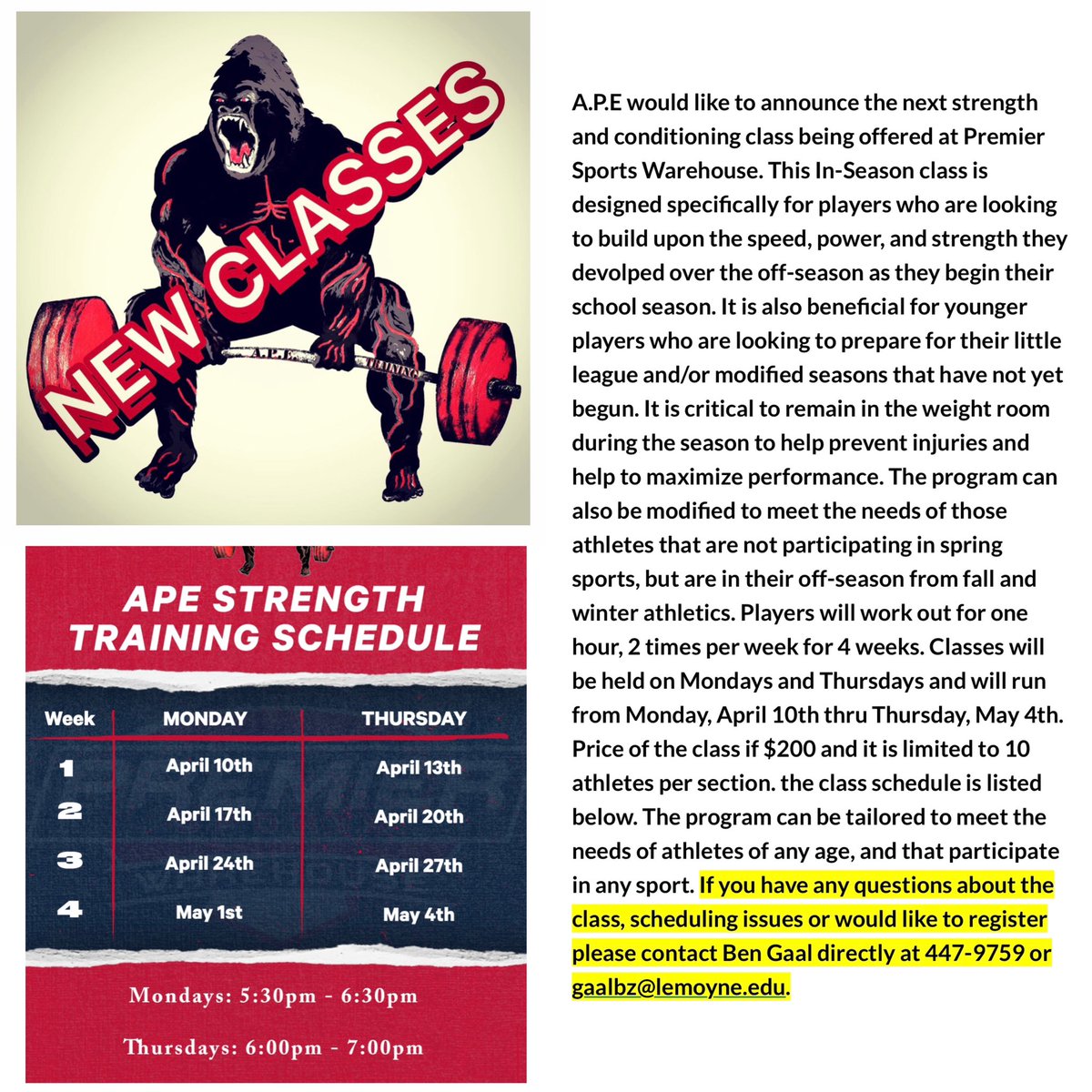 APE StrengthTraining tweet media