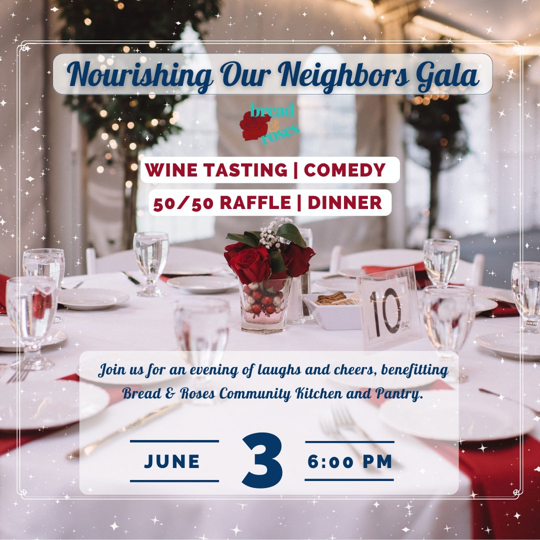 Join us for an unforgettable evening! 

The highlights include a wine tasting from Lucille Wine Shop, live comedy, and the chance to win big during the 50/50 raffle—and it's all to benefit our programs that help 20,000 households annually! 

TICKETS: bit.ly/NourishingOurN…