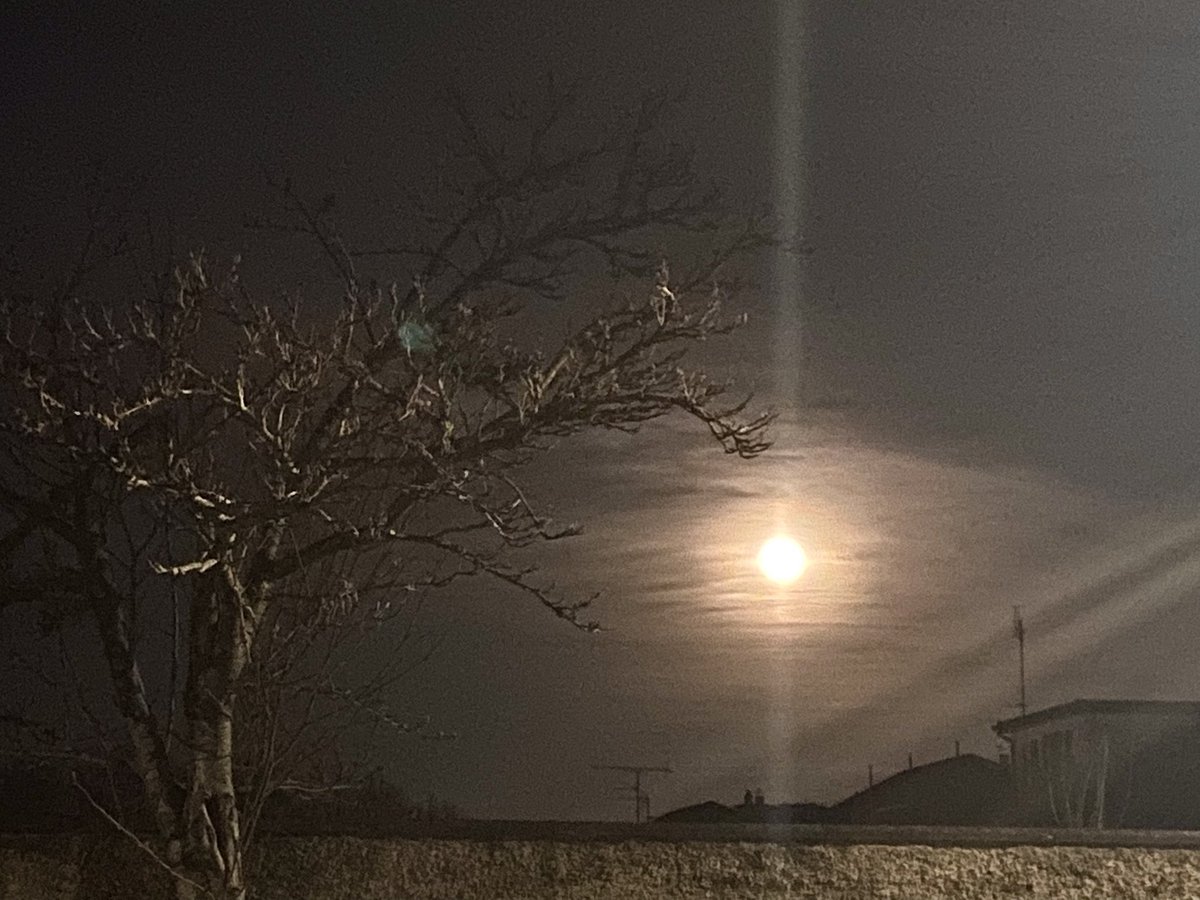 Anna Douglas (@anna_erf) on Twitter photo Not exactly pink but impressive all the same! #pinkmoon #day96 #100daysofwalking <a href="/NTBreakfast/">Newstalk Breakfast</a> Not exactly pink but impressive all the same! #pinkmoon #day96 #100daysofwalking <a href="/NTBreakfast/">Newstalk Breakfast</a>